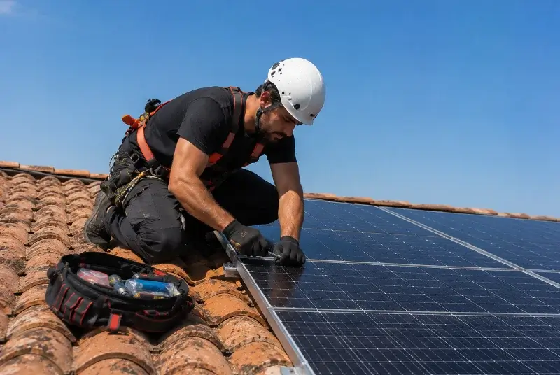 Maintenance et monitoring de panneaux solaires à Vielle-Saint-Girons