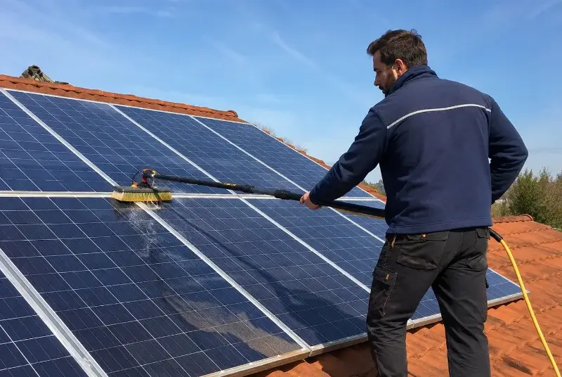 Nettoyage et entretien de panneaux solaires à Vielle-Saint-Girons